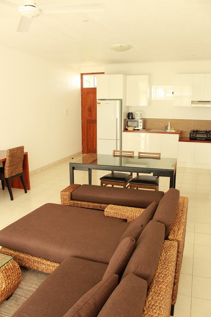 Hotel Melanesian Vanuatu 1bd Appartment Hibiscus Living 1