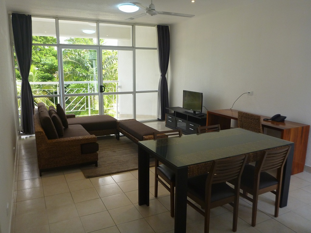 Hotel Melanesian Vanuatu 1bd Appartment Hibiscus Living 7