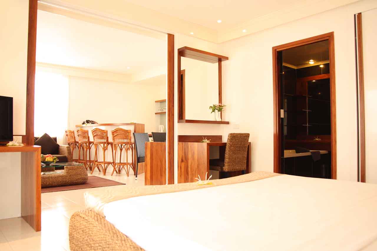 View from The Melanesian Suite bed